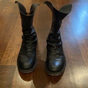 Fiorentini + Baker black leather boots
